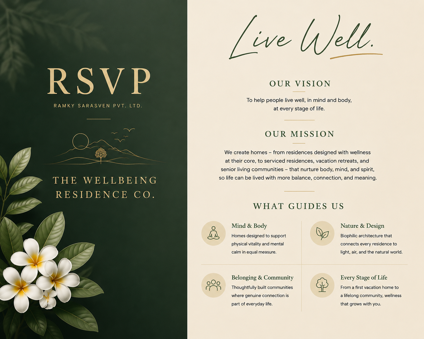 RSVP - The Wellbeing Residence Co.